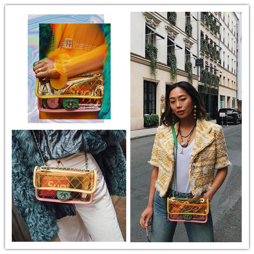 夏天气温太燥，“塑料”姐妹快备一款pvc包包降温