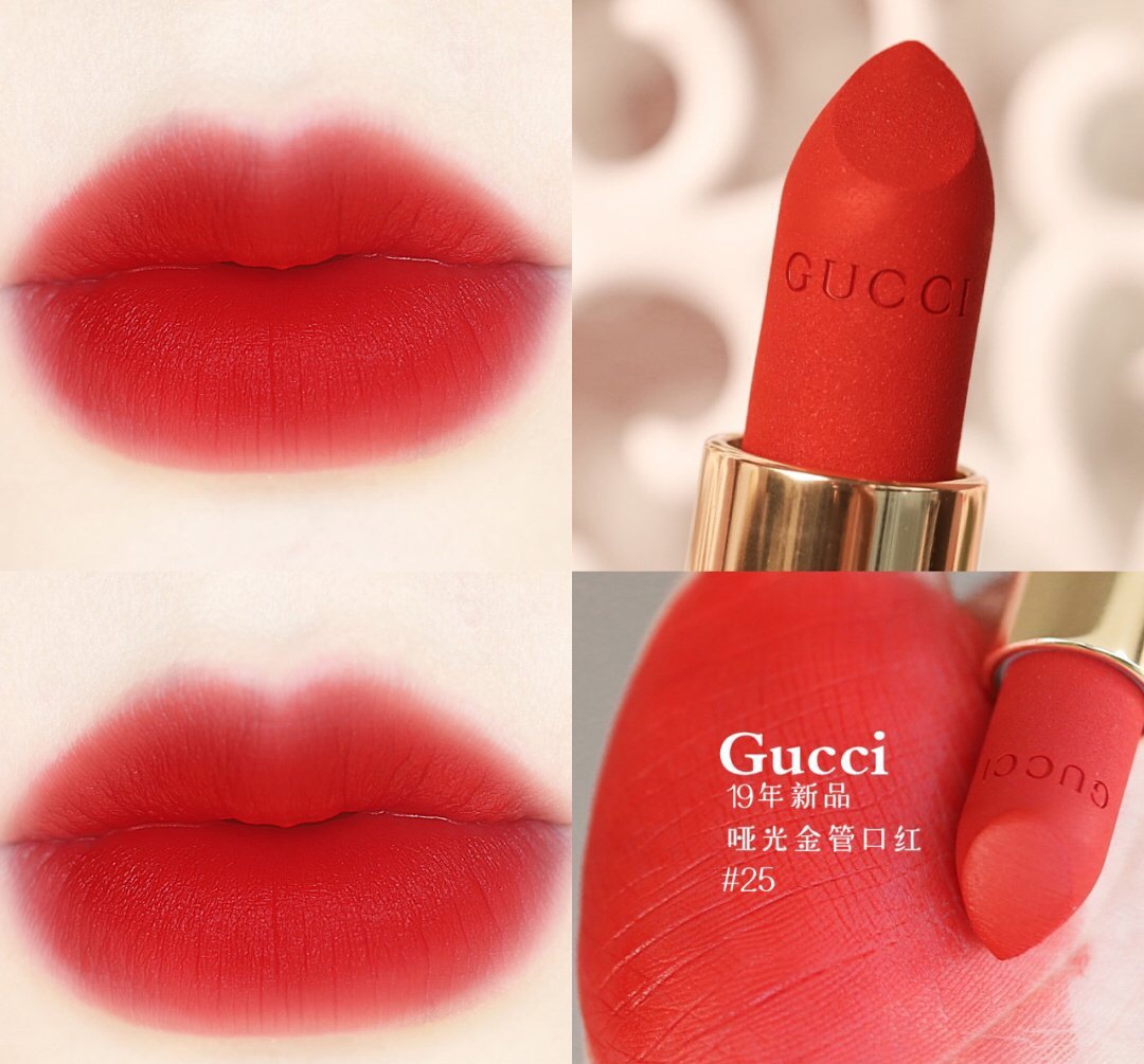 gucci最有气场的口红,gucci口红最丝滑的一款