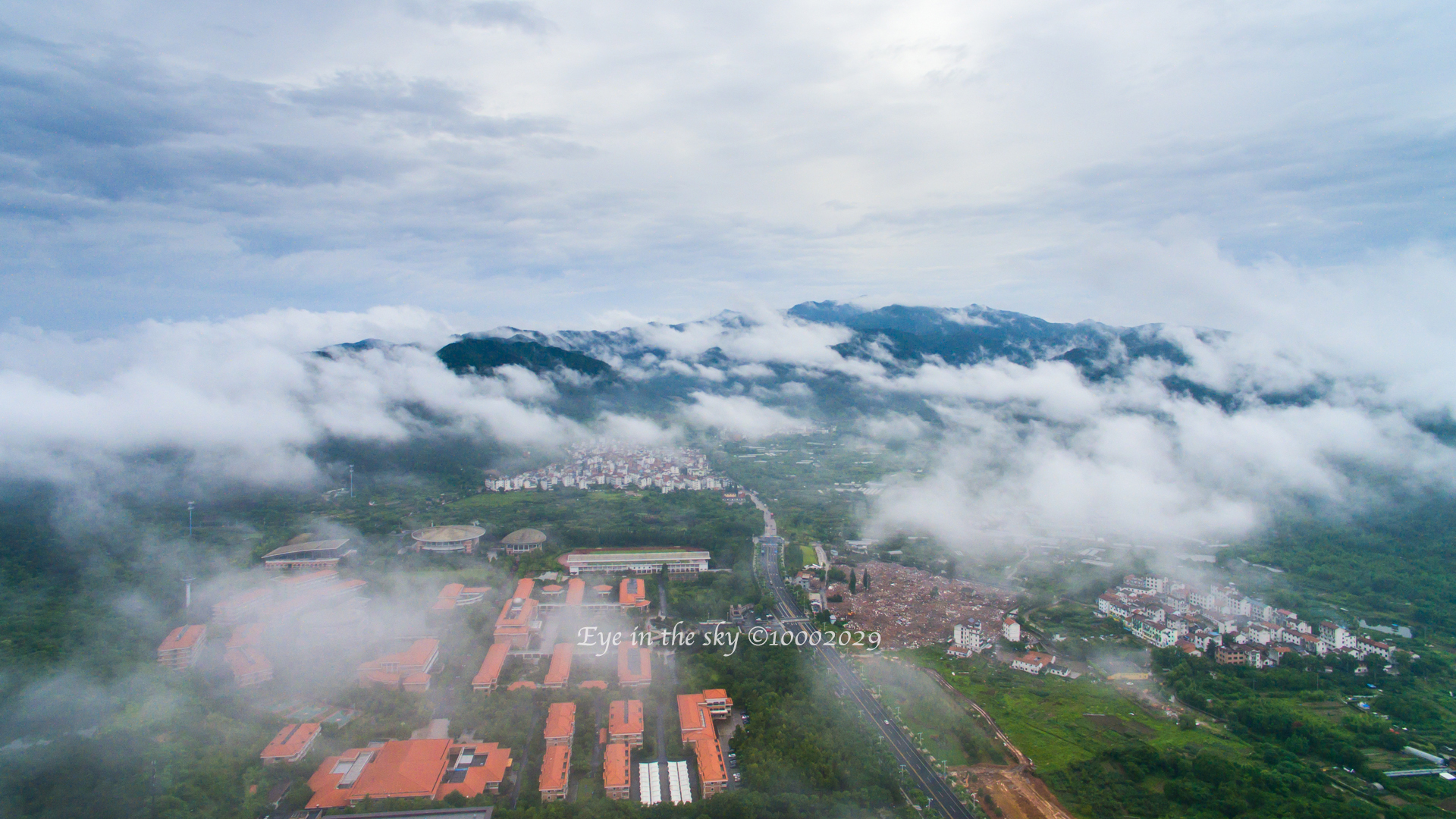 义乌中学风景,义乌最美学校