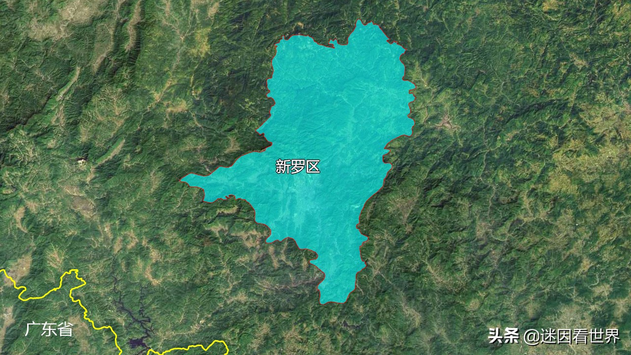 9张地形图,快速了解福建省龙岩市的7个市辖区县市