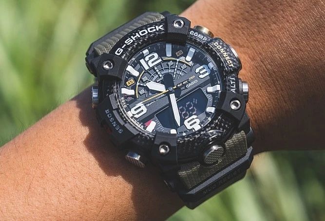 casio卡西欧手表男黑金gshock讲解,卡西欧gg-b100蓝牙连接都能做什么