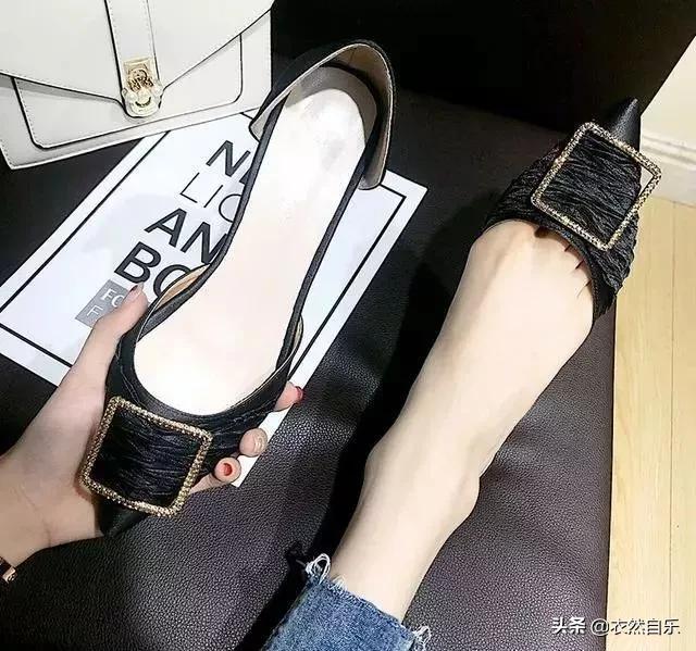 最近很火的瓢鞋,平跟软底瓢鞋时髦舒适