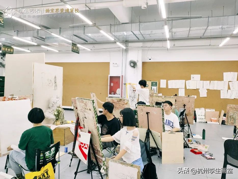 集训20天的成果,美术集训一大群人