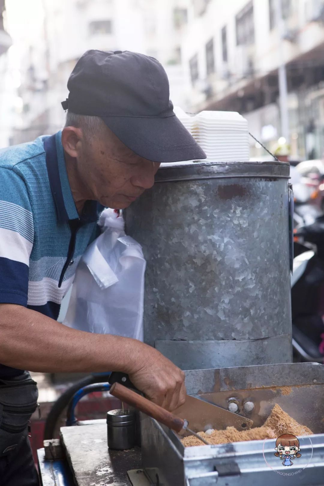 肇庆街边小吃糯米糍粑,肇庆美食糍粑推荐