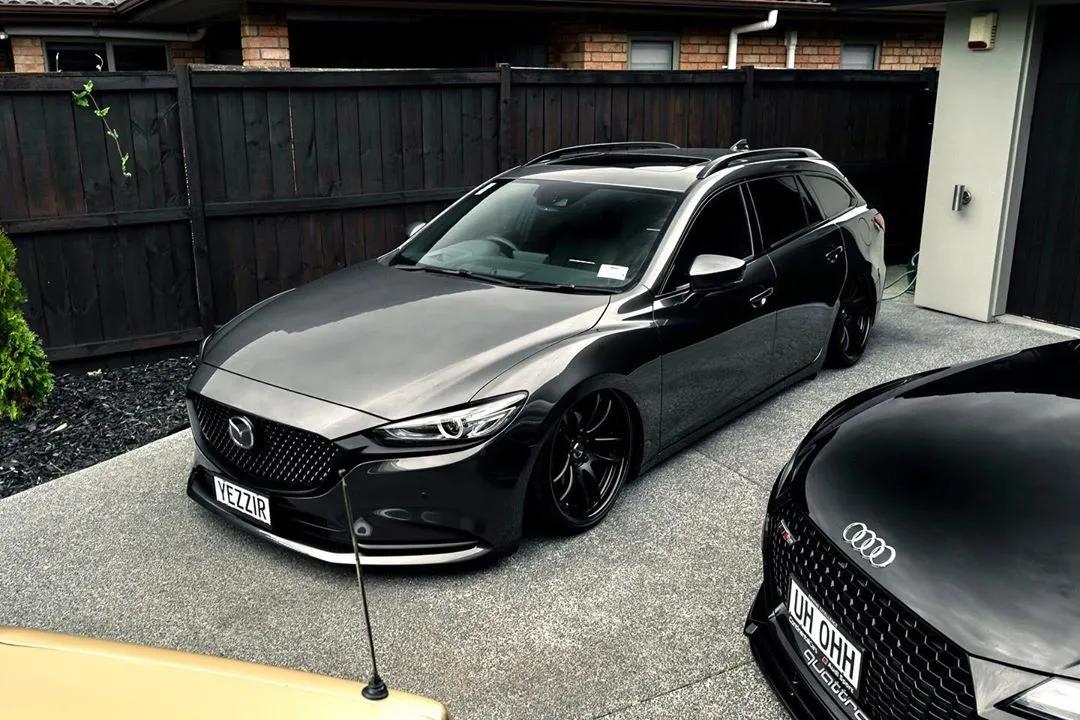 阿特兹轮毂改装案例,马自达阿特兹改装案例