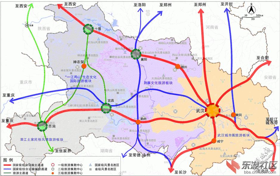 湖北省行政区划地图,湖北省铁路地图全图