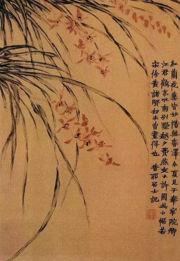 国画兰草题画诗,历代兰画佳作解读