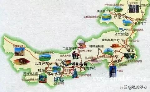 北京内蒙古自驾游攻略路线图,青岛内蒙古自驾游最佳路线图