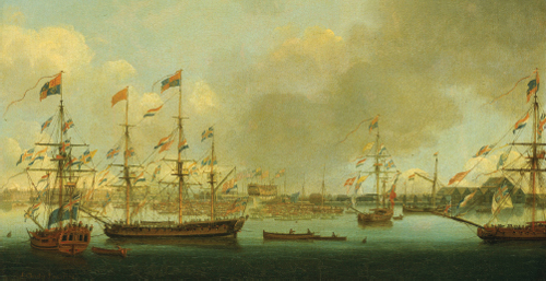 王权象征图,英国18世纪海军风帆战舰设计图