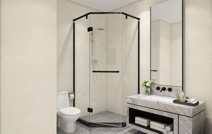 11平卫生间浴缸淋浴房布局设计,小面积淋浴房设计