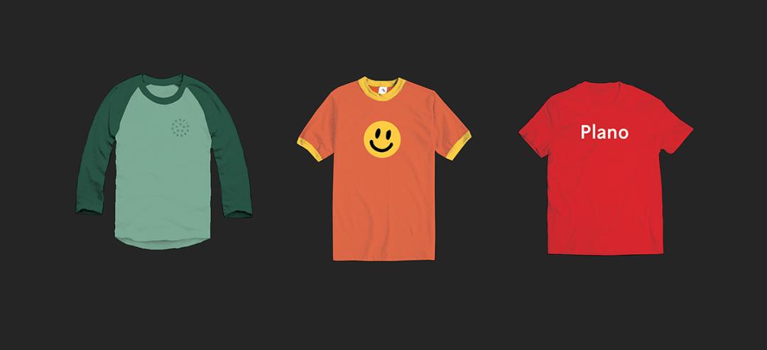 品牌服饰平面设计,服装品牌展台设计简约手稿