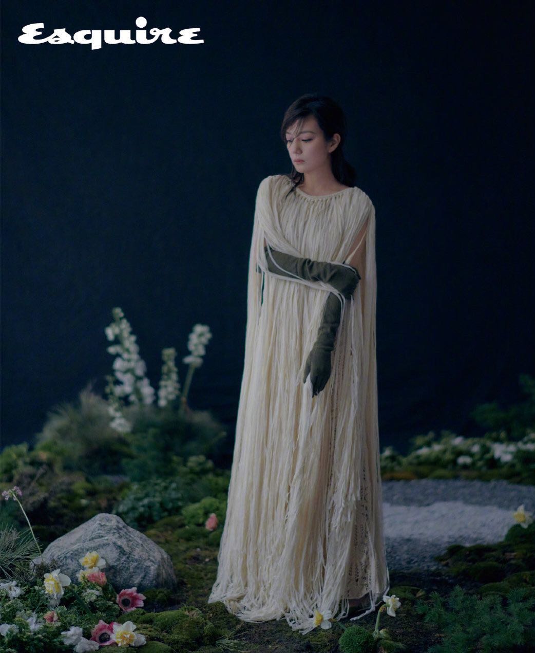 赵薇穿斗篷图片,赵薇穿灯笼袖照片