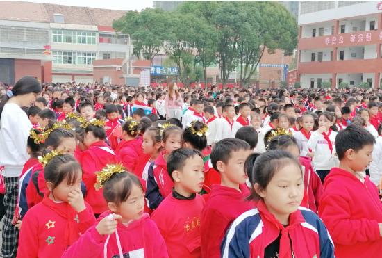 花桥镇花桥小学运动会开幕式,武穴市花桥中学运动会