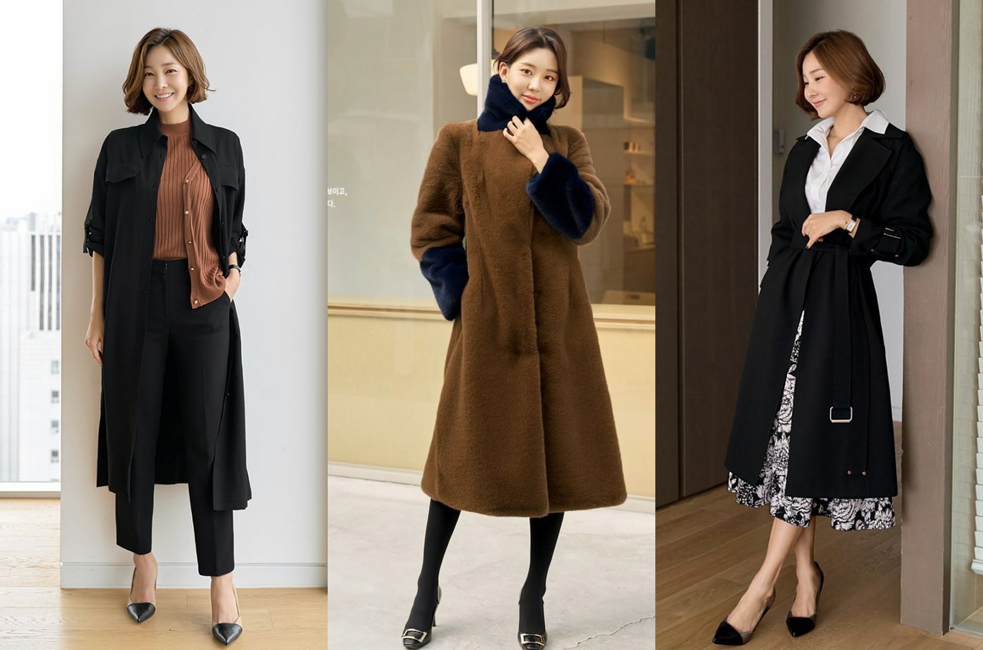 冬季保暖时尚博主穿搭,春冬季节穿搭