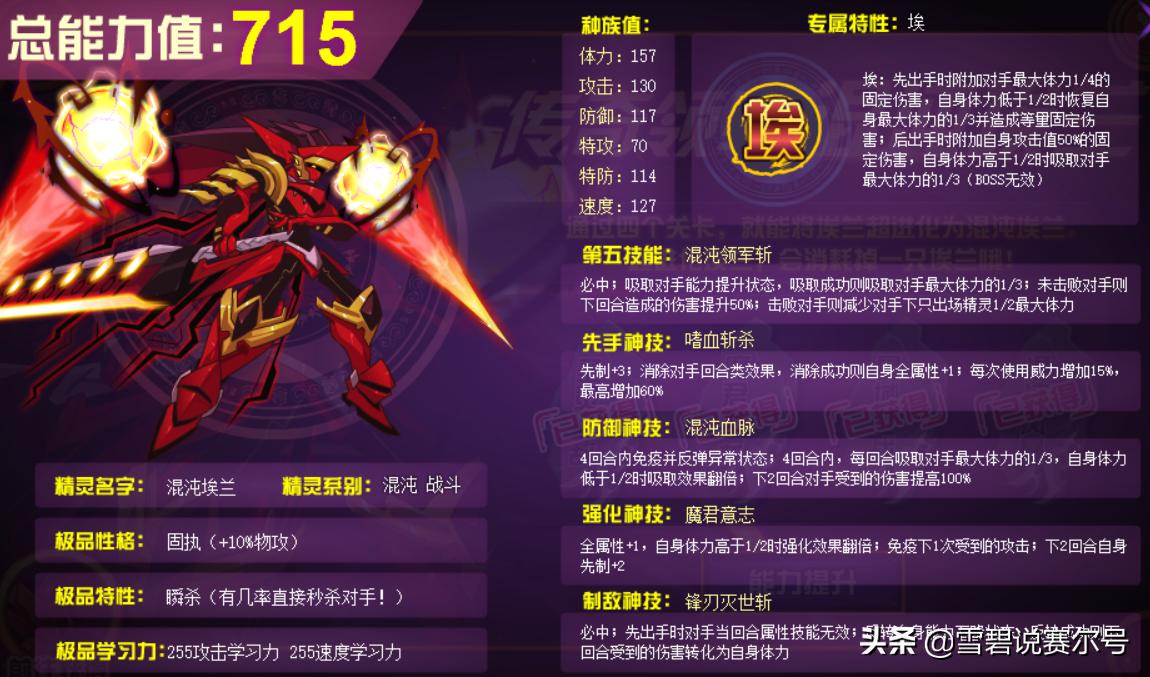 赛尔号巅峰赛6v6最强阵容,赛尔号天梯最强阵容