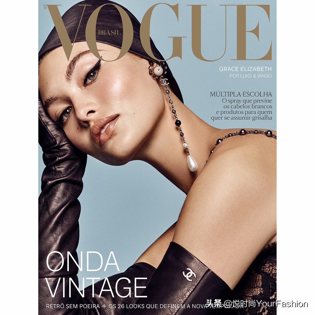 vogue红毯何穗,vogue红毯造型何穗