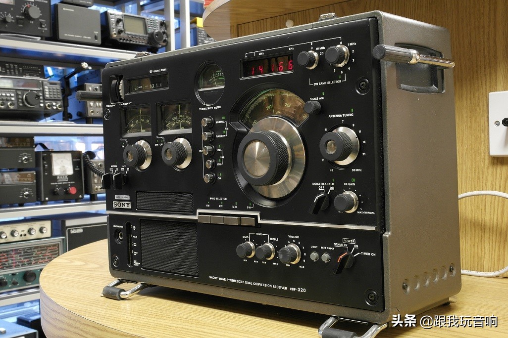 索尼经典全波段收音机,索尼八十年代