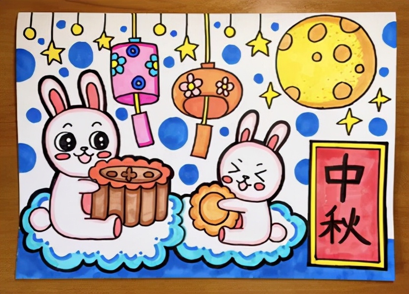 国庆绘本手工制作图片,国庆绘本展板