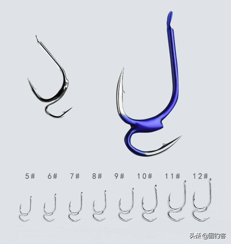 新手钓鱼入门如何选择鱼钩,新手钓鱼如何选择鱼钩