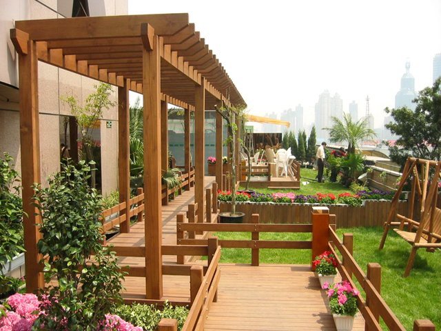 庭院花架怎样搭最便宜,院子做什么花架最好看