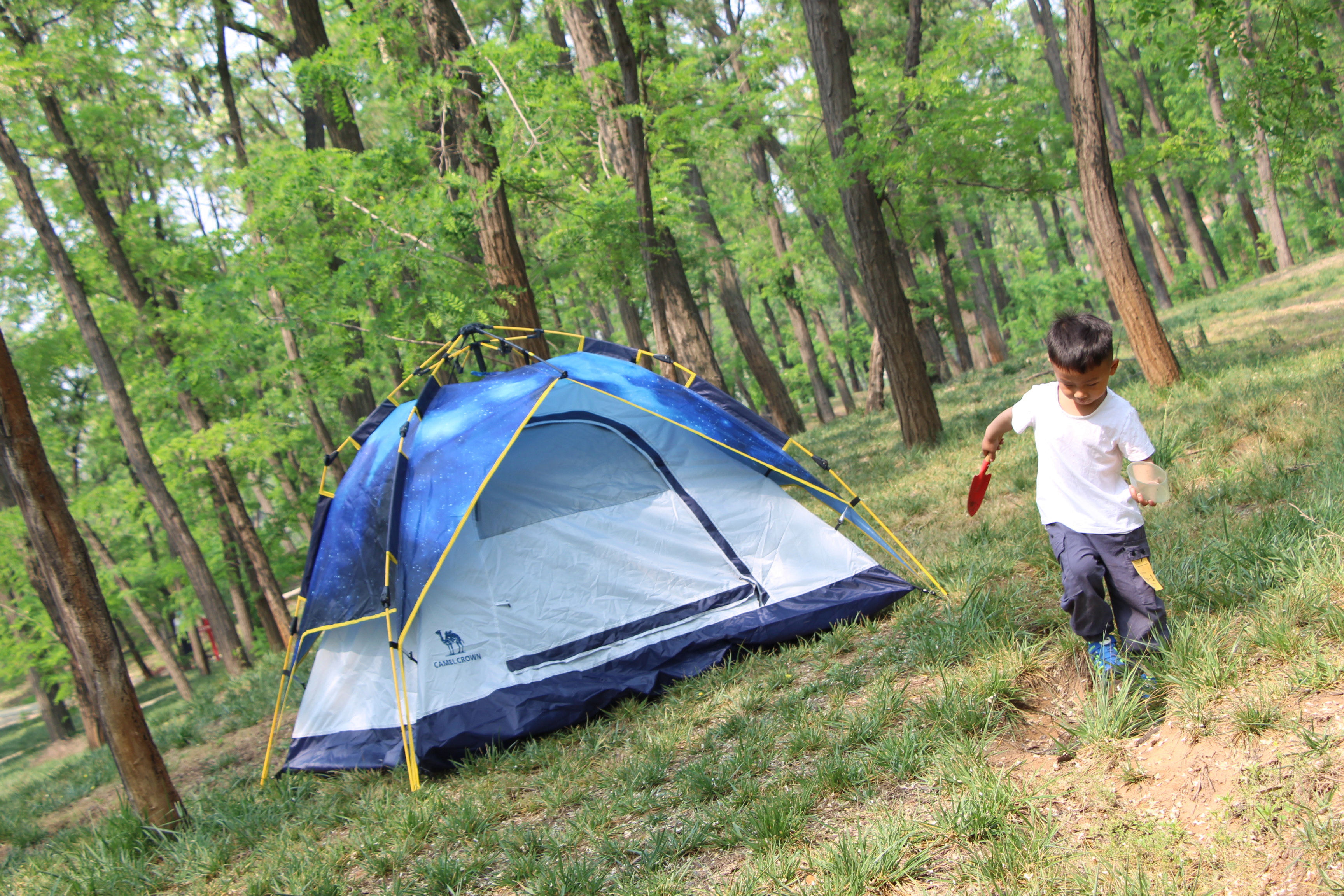 骆驼液压全自动帐篷收纳视频,骆驼星空液压帐篷评测