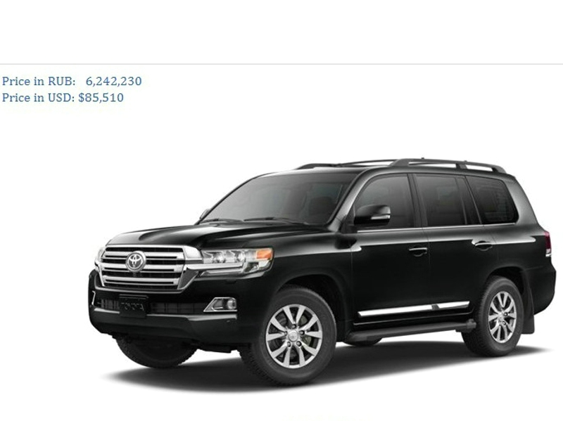 俄罗斯进口的汽车霸道,俄罗斯霸道汽车