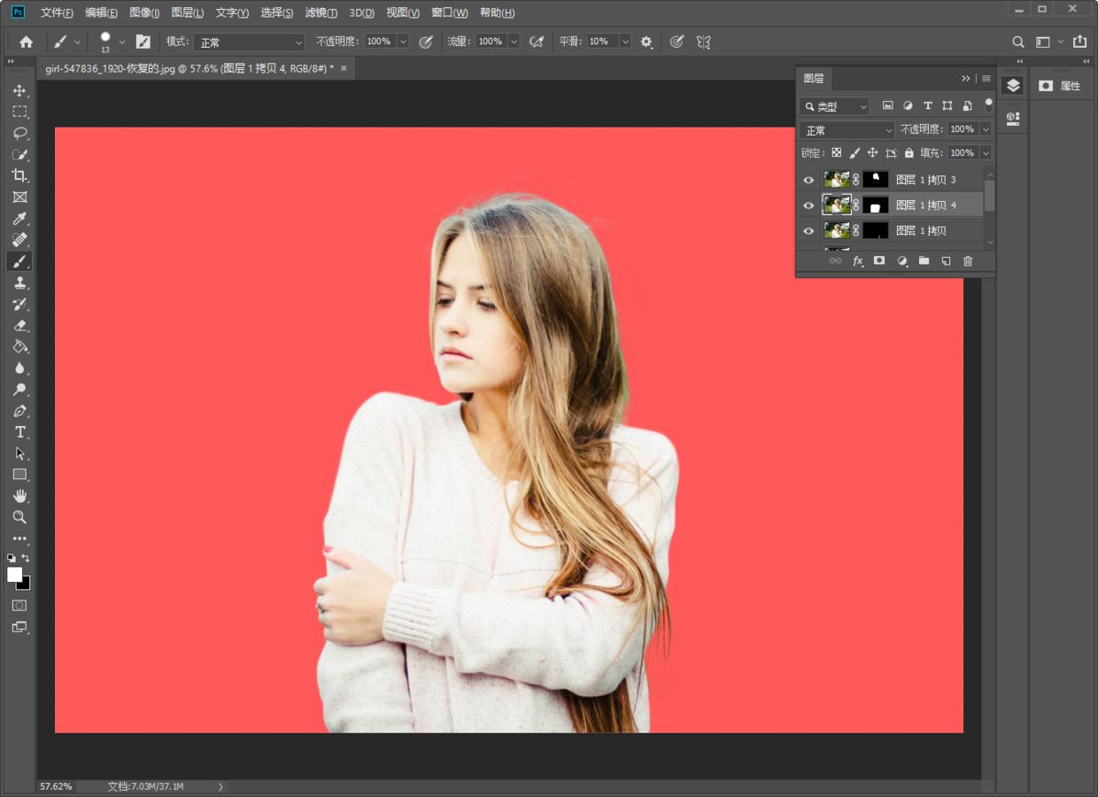 ps头发抠图最快又完整的方法,ps抠图头发技巧大全图解