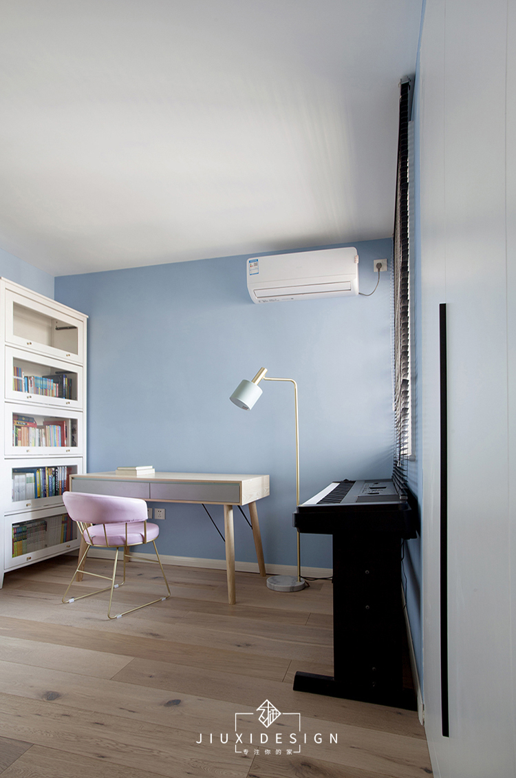 墙面一体储物柜1米4设计图,客厅最实用储物墙面设计