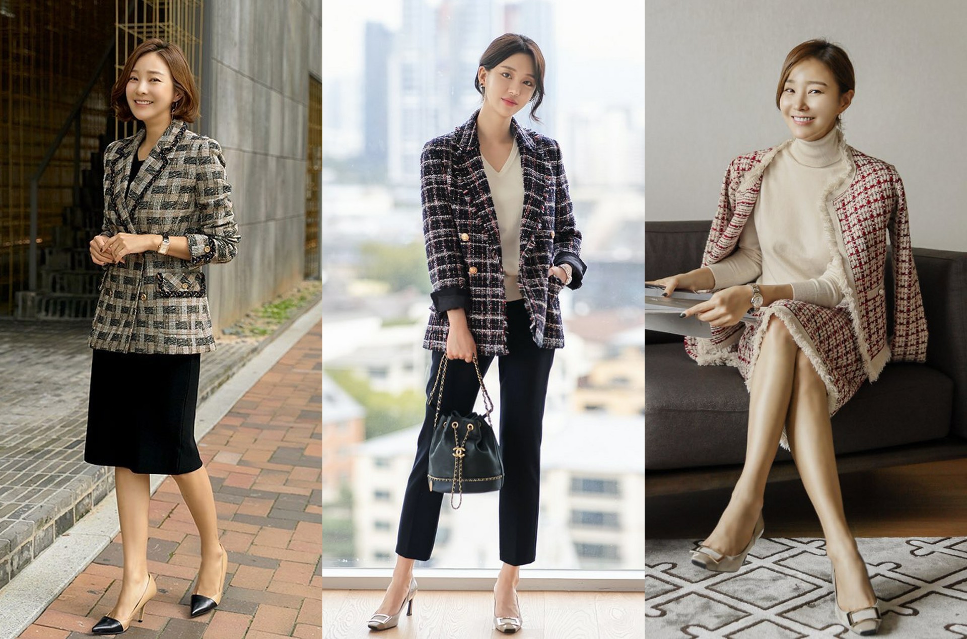 冬季保暖时尚博主穿搭,春冬季节穿搭