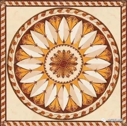 卫生间花洒水刀拼花效果图,水刀拼花图案效果图