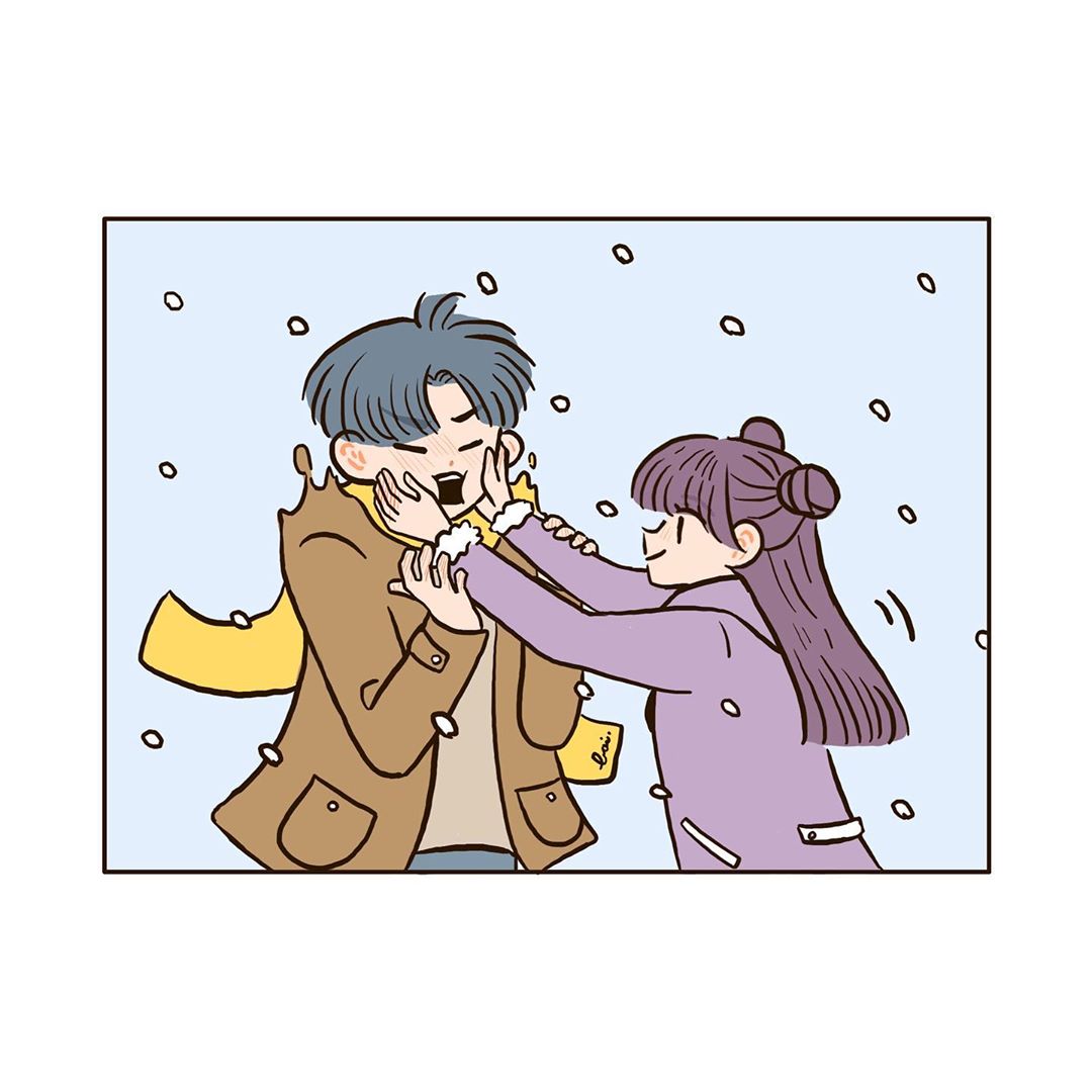 最温馨的情侣小漫画,温馨情侣漫画