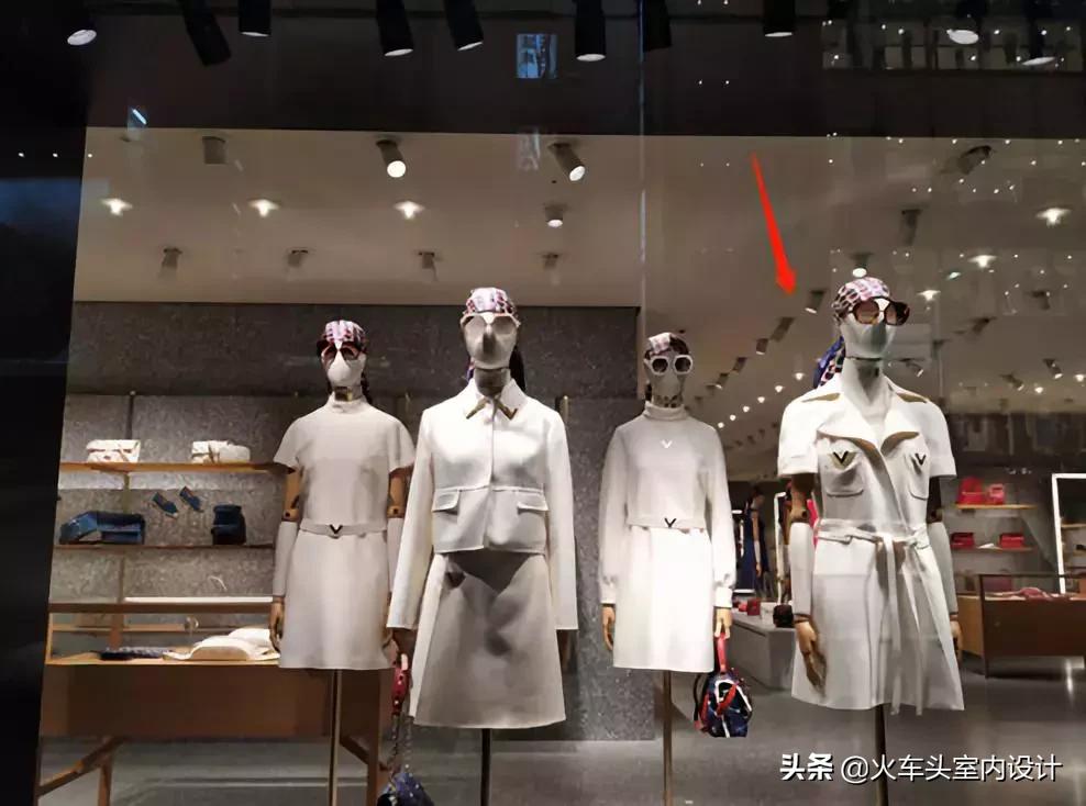 lvgucci等奢侈品门店设计,lv奢侈品店灯光设计