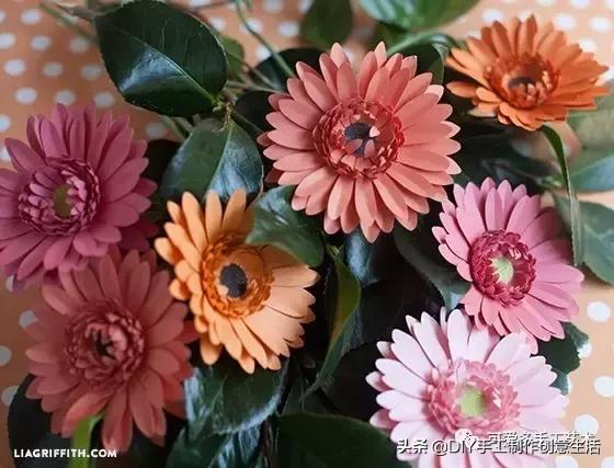 女生手工制作纸花大全,纸花制作礼物