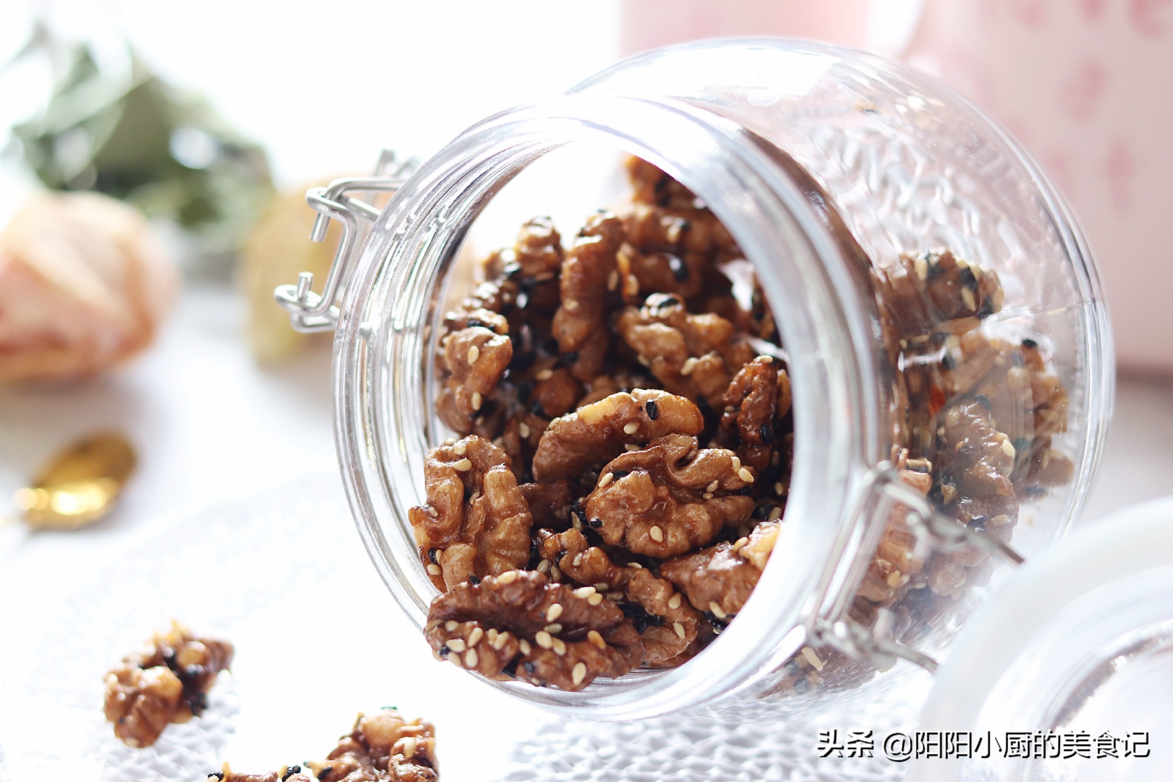 怎么做琥珀核桃酥脆不粘牙,空气炸锅做琥珀核桃怎么样不粘牙