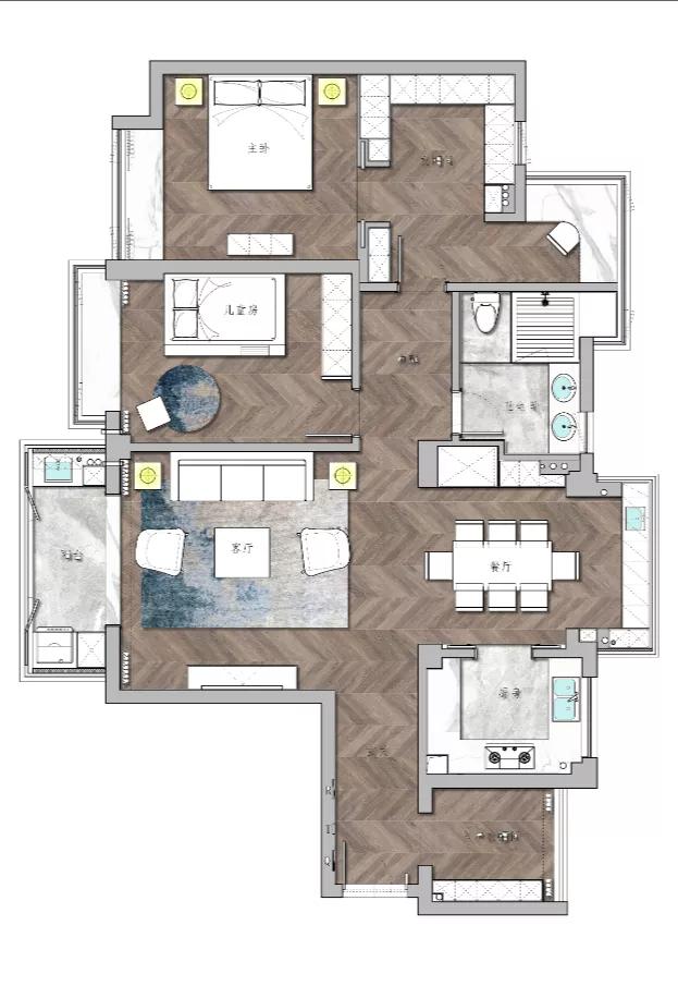 钱都往刀刃上花，从80㎡到160㎡的房子，半包15万左右绰绰有余了