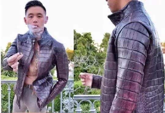 富二代晒骨皮包的残忍真相,人骨皮包的真相