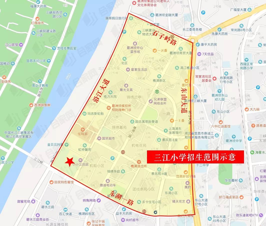 西陵区小学对应楼盘,西陵区2023年中小学划片