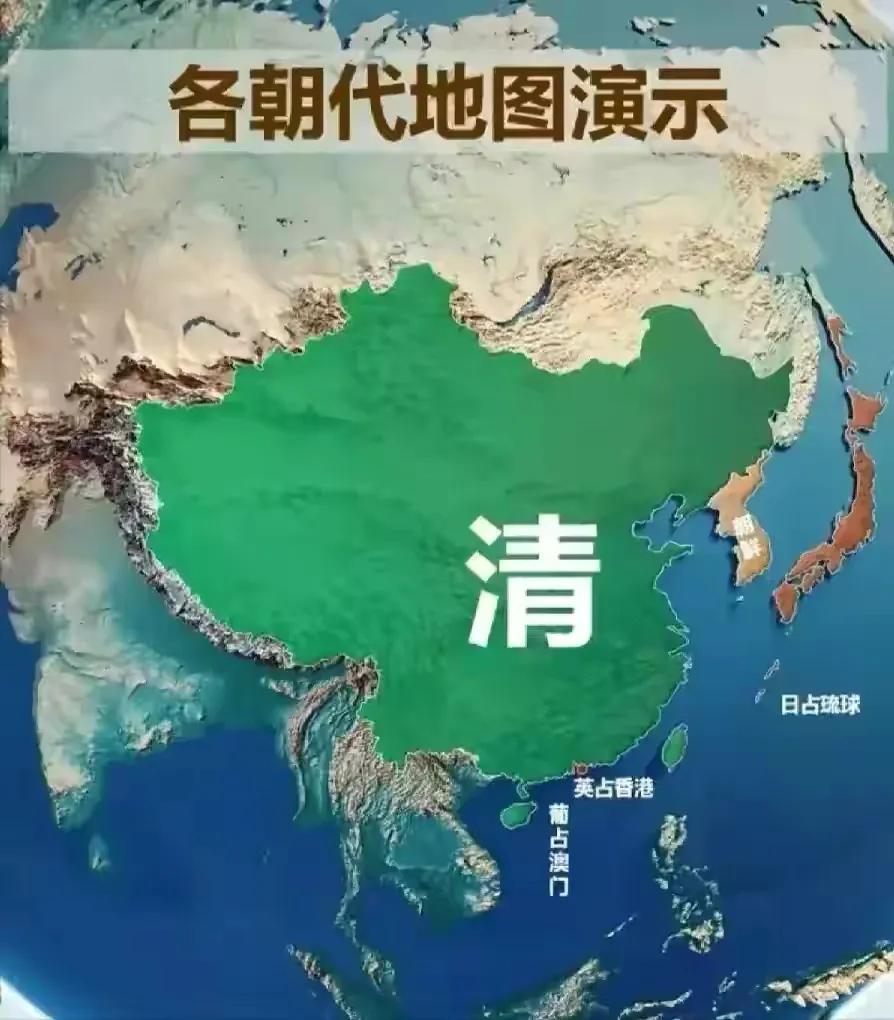 中国历朝历代哪个版图最大,中国历朝历代版图变化全过程