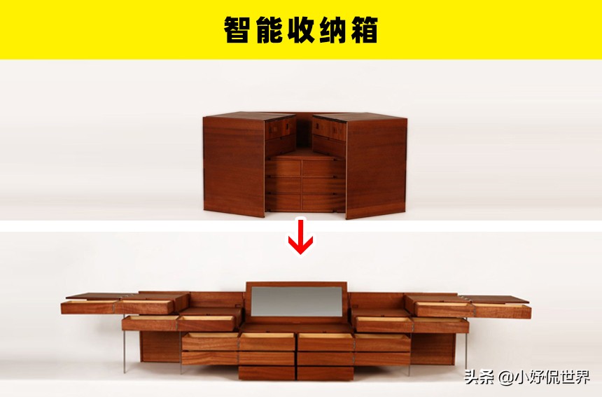 5种创意家具每一个都超实用,节省空间的实用家具