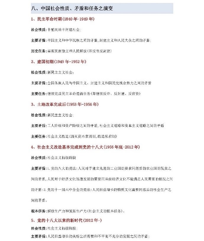 徐涛考研政治冲刺背诵笔记,考研政治徐涛老师配套讲义