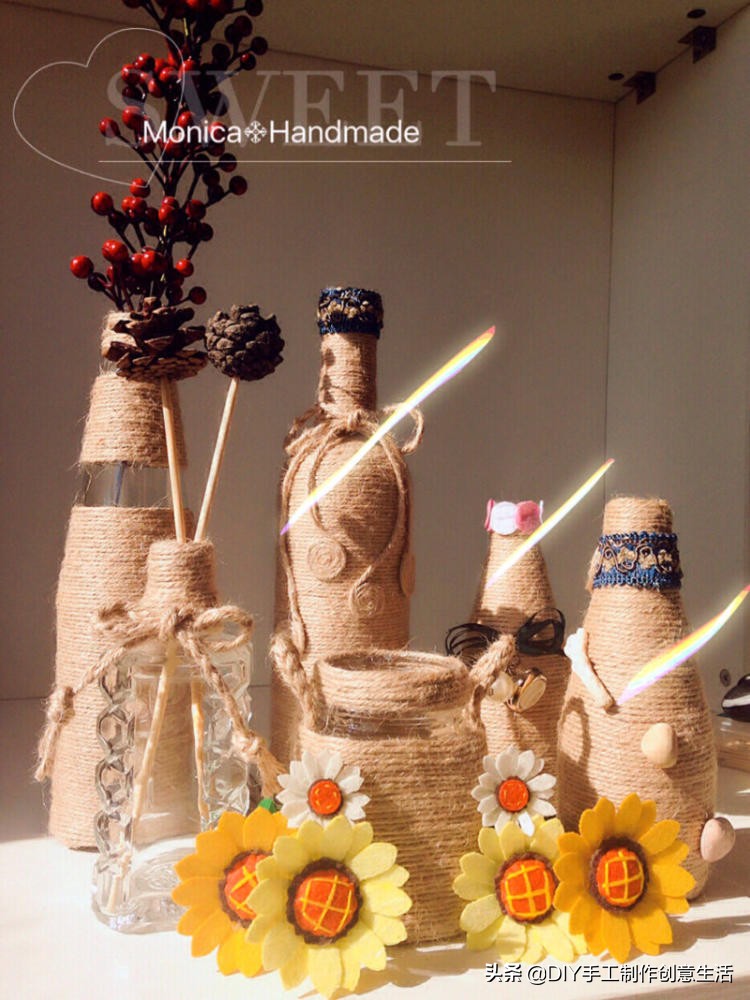 麻绳用于手工制作也是很嗨的,附手工制作教程