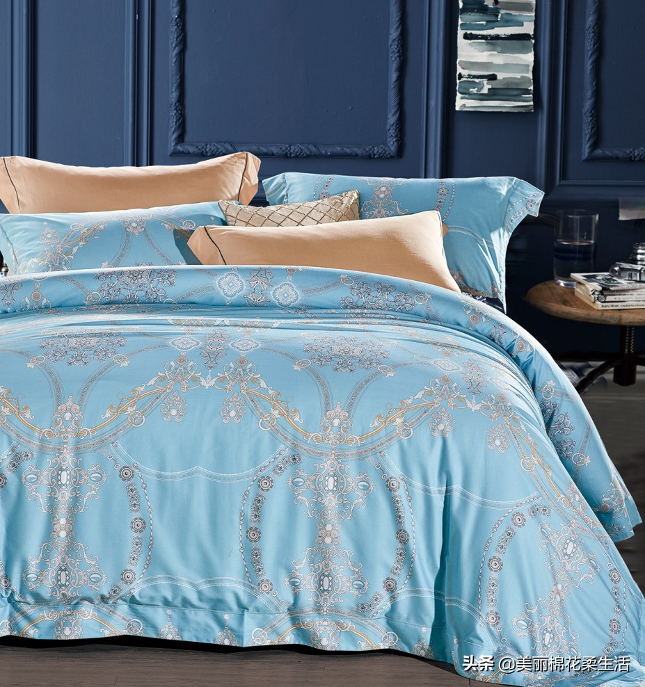 床品四件套长绒棉全棉,床品100支长绒棉与纯棉的区别