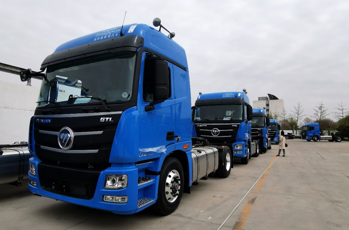 自动挡欧曼gtl,欧曼自动挡牵引车图片