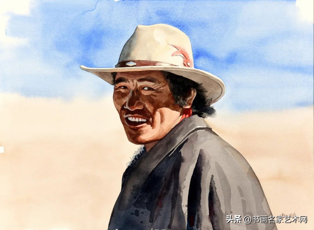 杨柳水彩画教程,关于杨柳的水彩画画作品