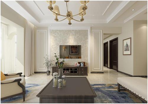 昆明市瀚林澜山100平米简美风格装修案例赏析