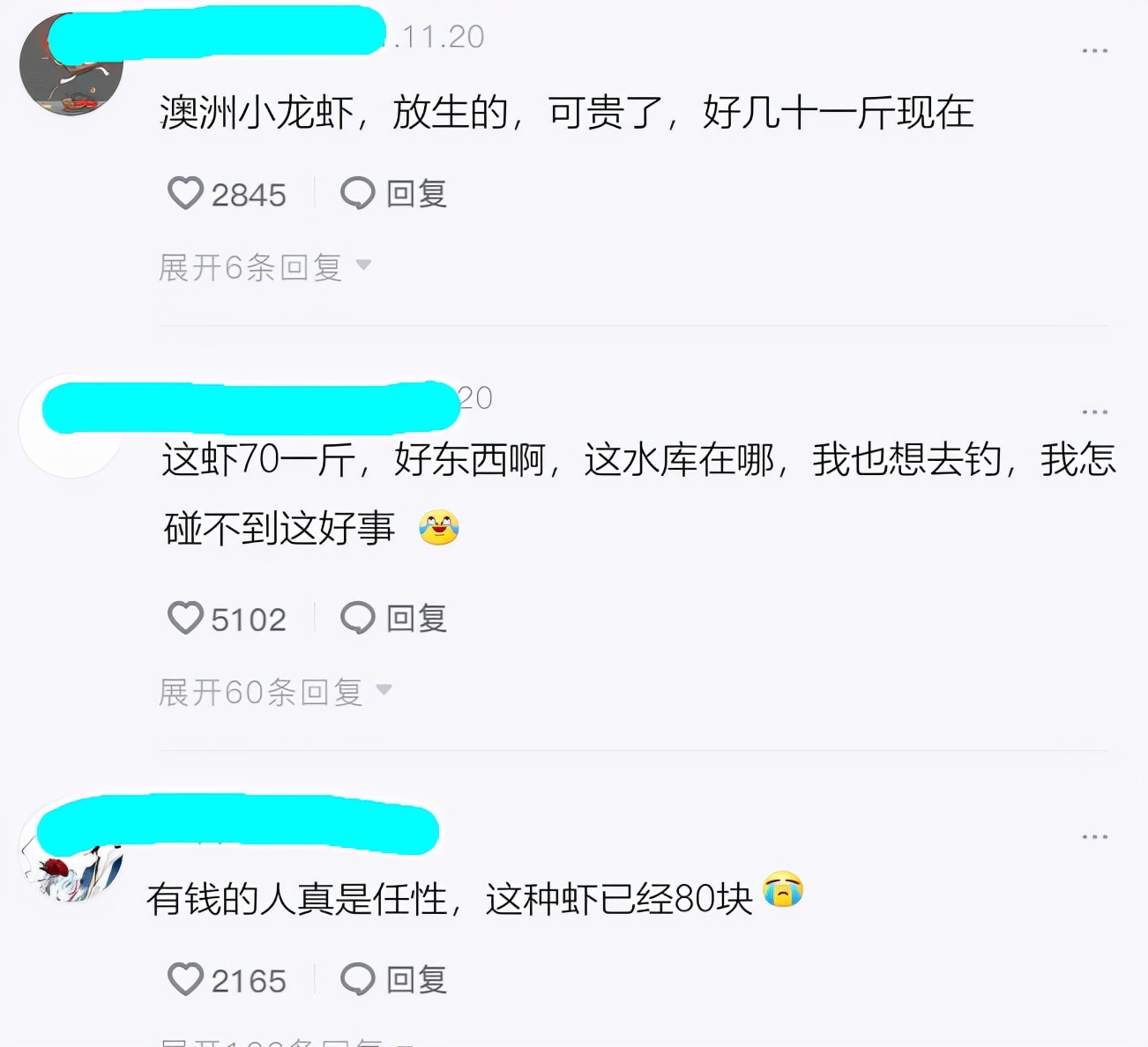 彩色大虾,广东水库彩色斑点小鱼