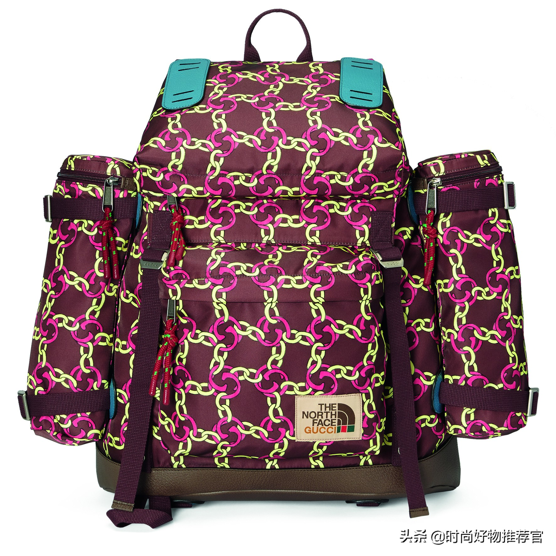 阿迪和gucci联名款包包复古风图片,gucci新包logo会有贴膜