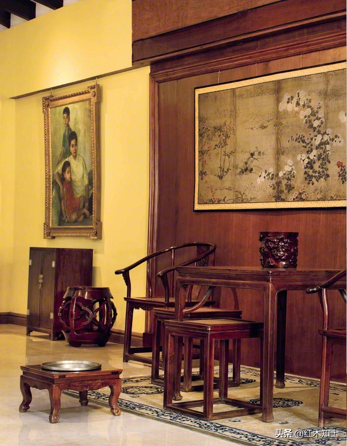 别墅摆什么红木家具好点,红木家具别墅摆放实拍套路