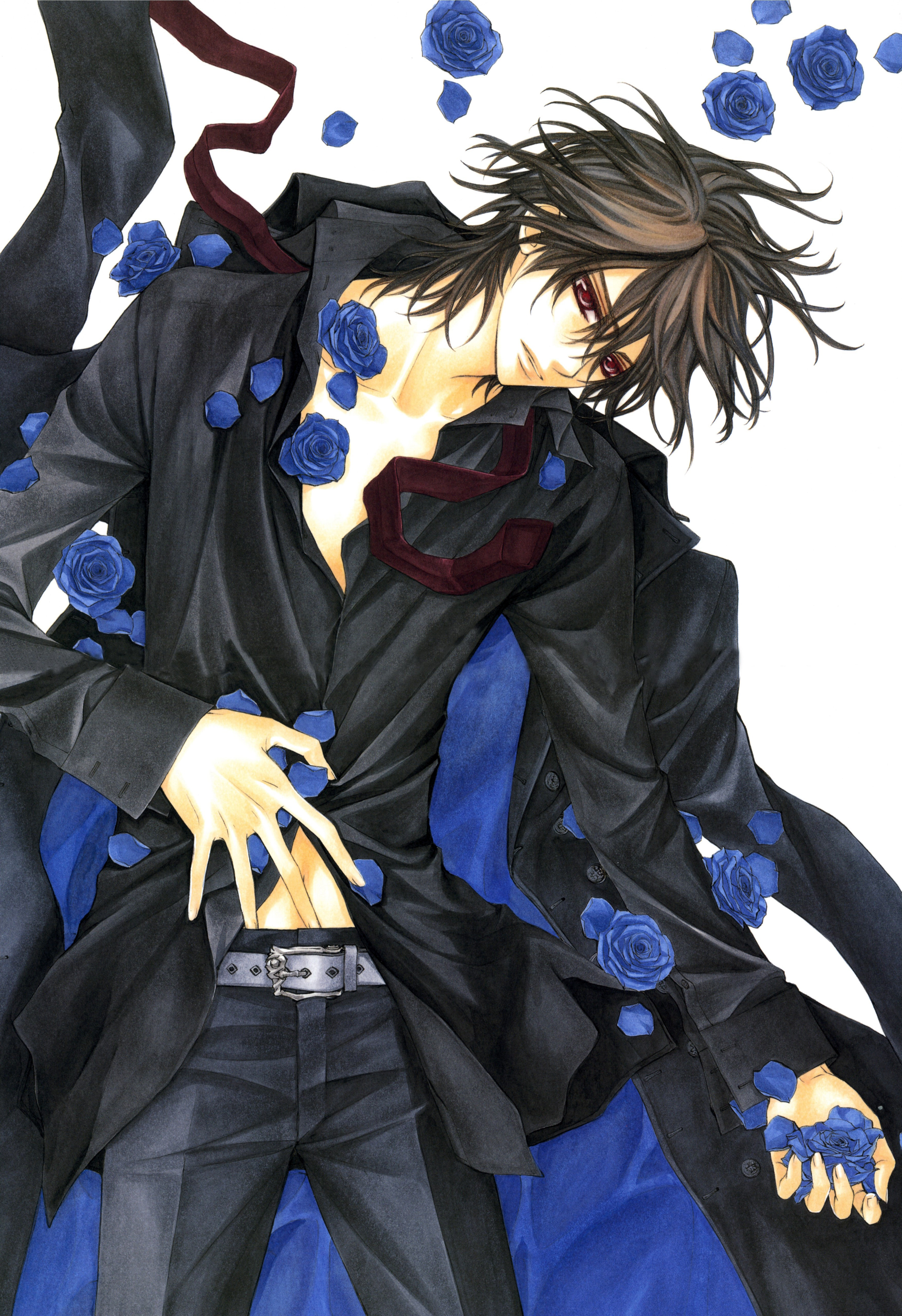 暗黑风吸血鬼动漫图片,吸血鬼骑士漫画手绘