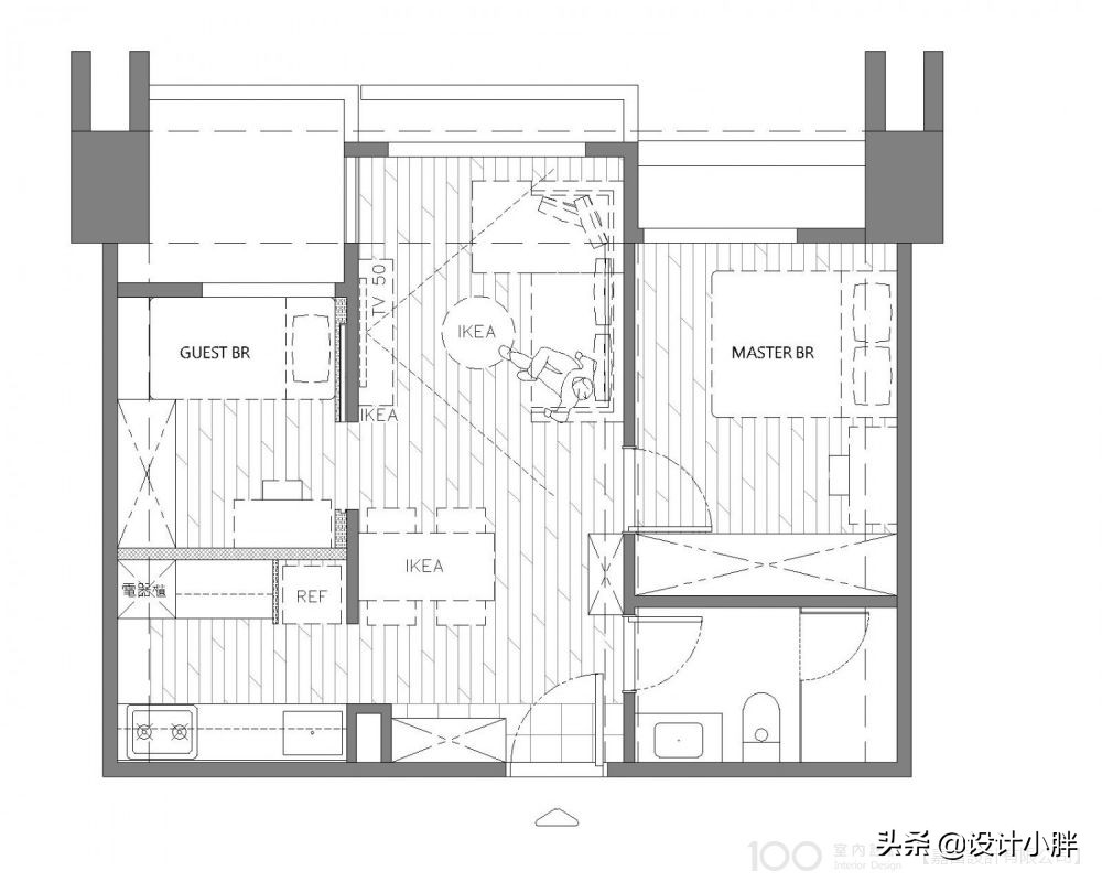 一家三口装修新房，变身63㎡浅灰绿木质小宅，手牵手开启新生活